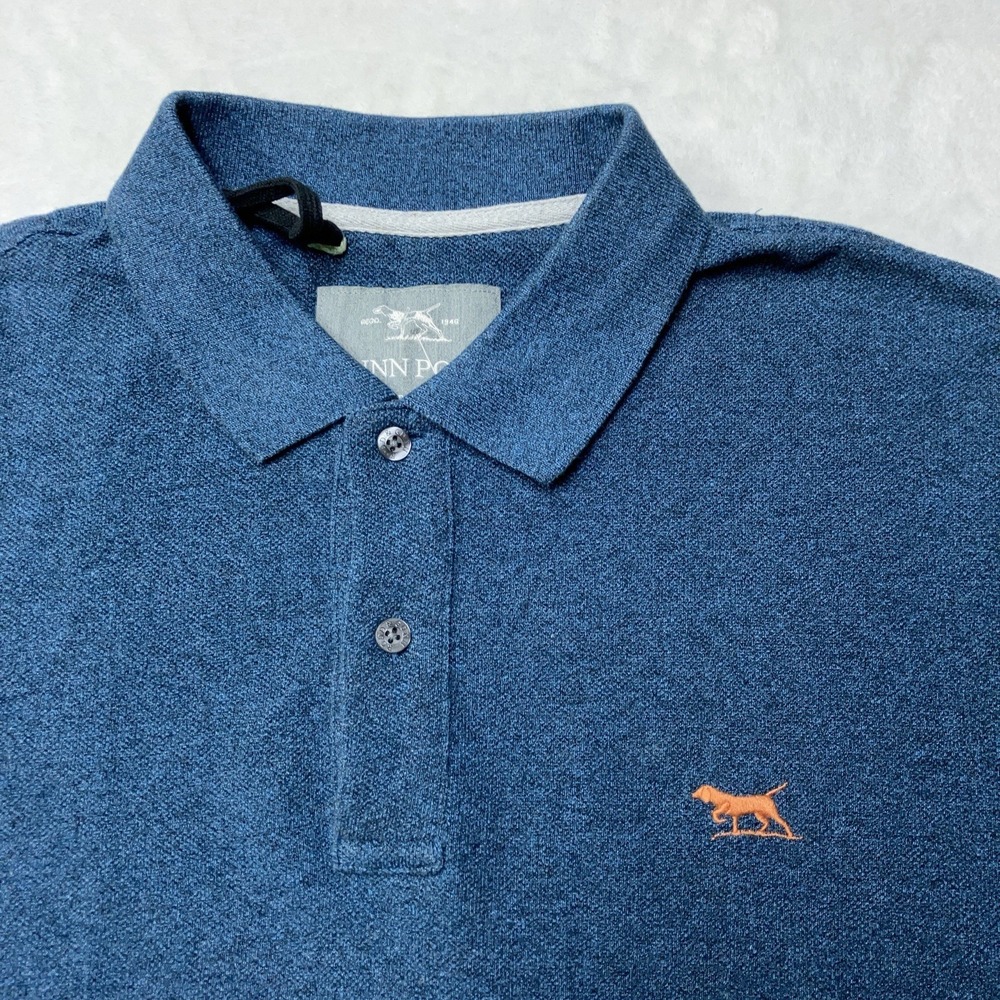 NWOT Rodd & Gunn Polo Shirt Sports Fit Pique Cotton Logo Blue Mens Size XL